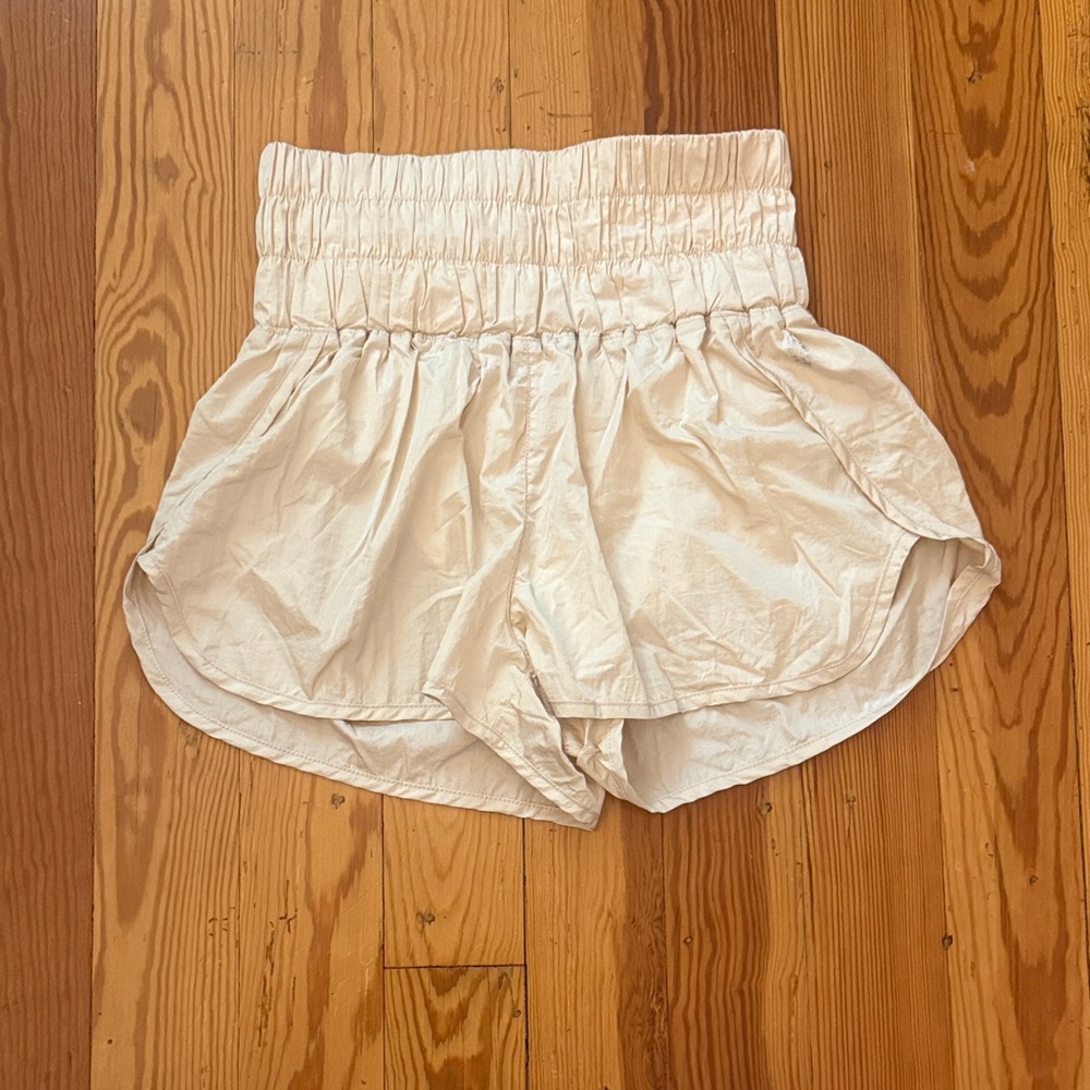 Free People Tan Athletic Shorts - Picture 3 of 4